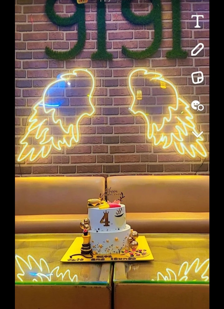 Neon wings